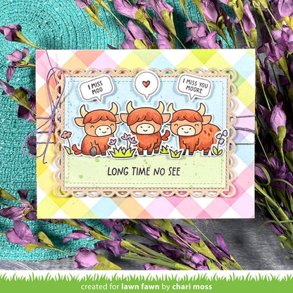 Lawn Fawn - Highland Cows!