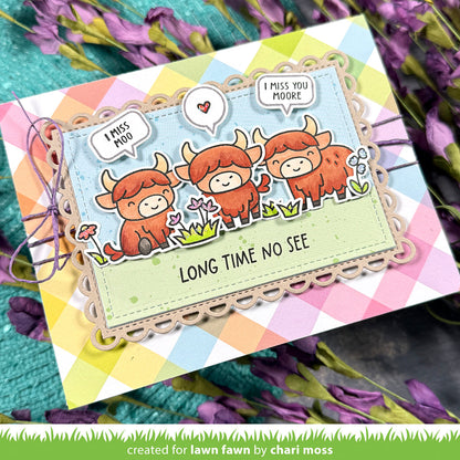 Lawn Fawn - Highland Cows!