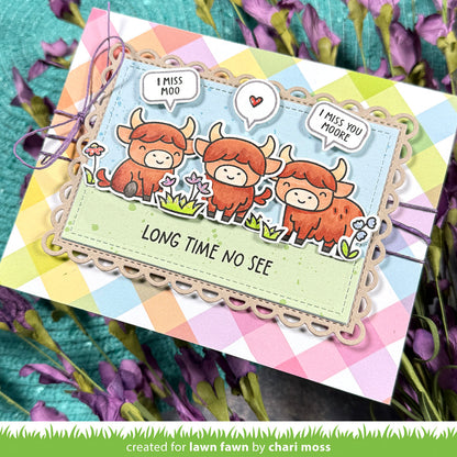 Lawn Fawn - Highland Cows!