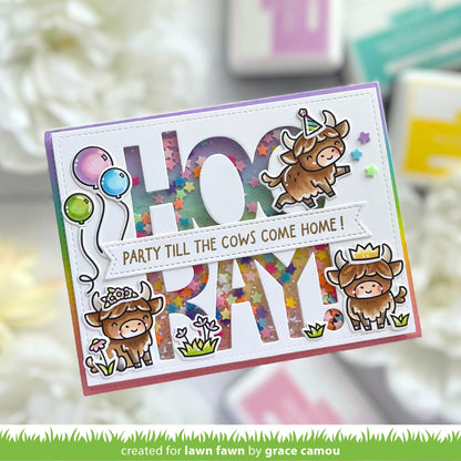 Lawn Fawn - Highland Cows!