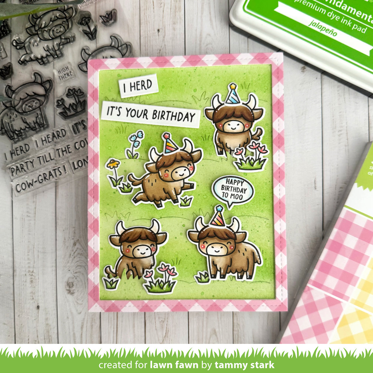 Lawn Fawn - Giddy For Gingham Petite Paper Pack 6x6"