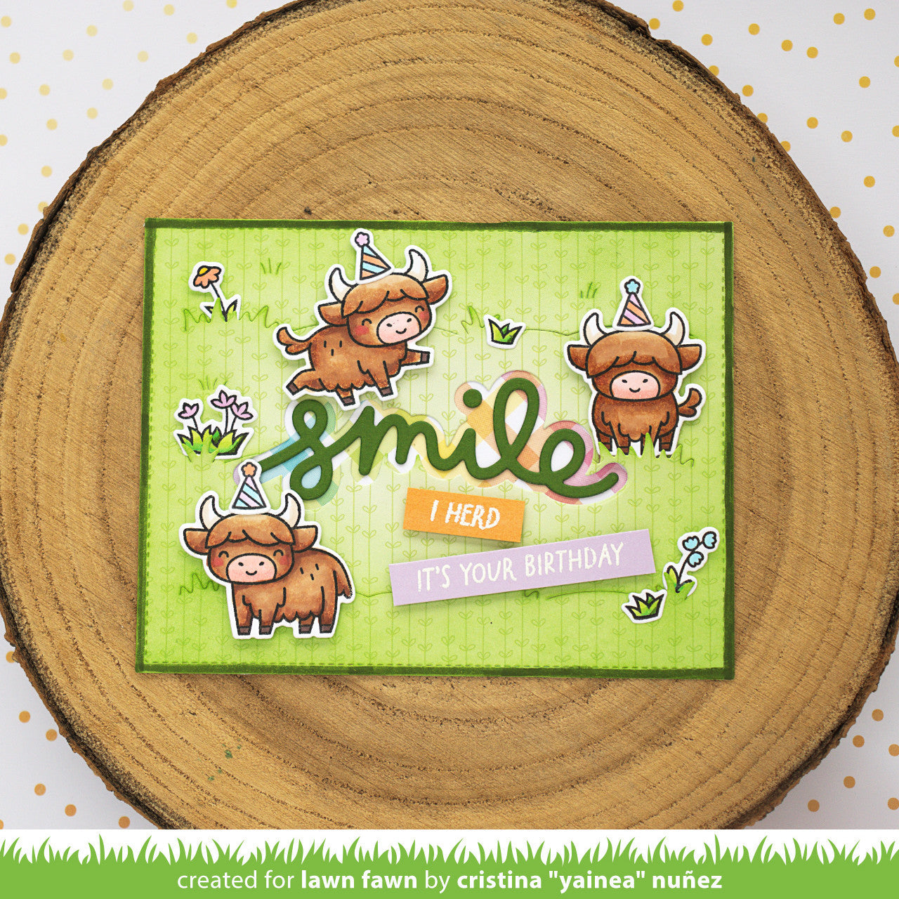 Lawn Fawn - Highland Cows!
