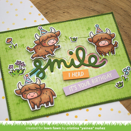 Lawn Fawn - Highland Cows!