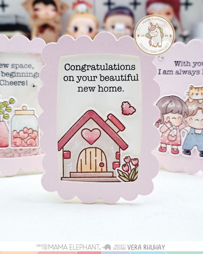 Mama Elephant - Silly Shaker Rectangle - Creative Cuts