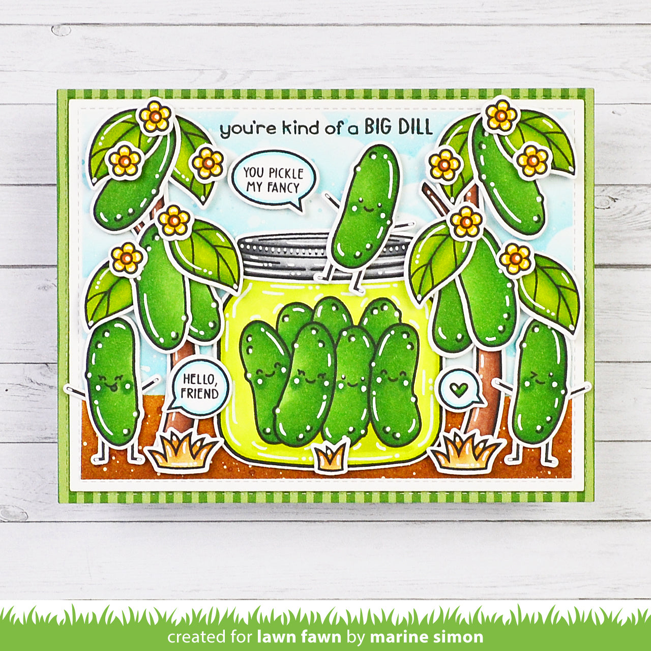 Lawn Fawn - How You Bean? Pickle Add-On