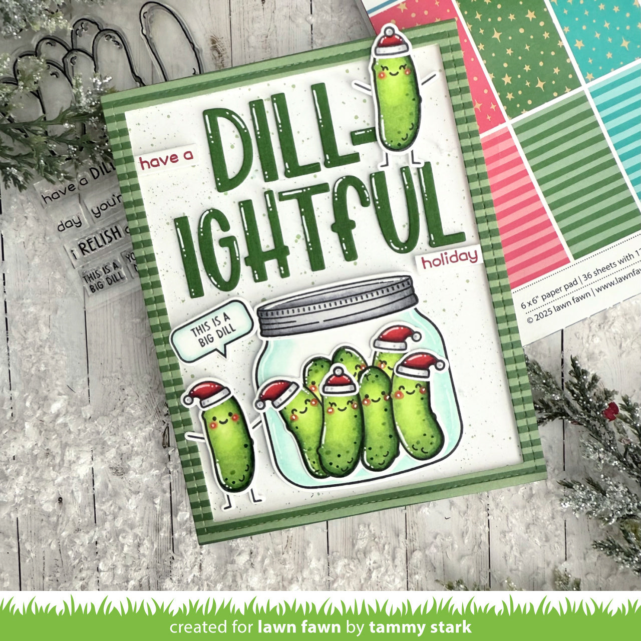 Lawn Fawn - How You Bean? Pickle Add-On