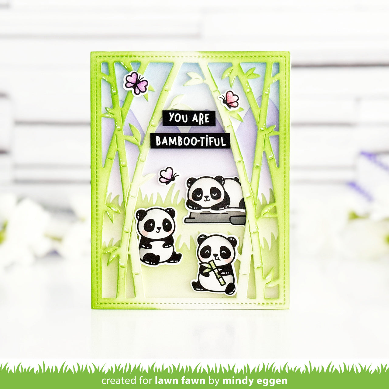 Lawn Fawn - I Heart Pandas Add-On