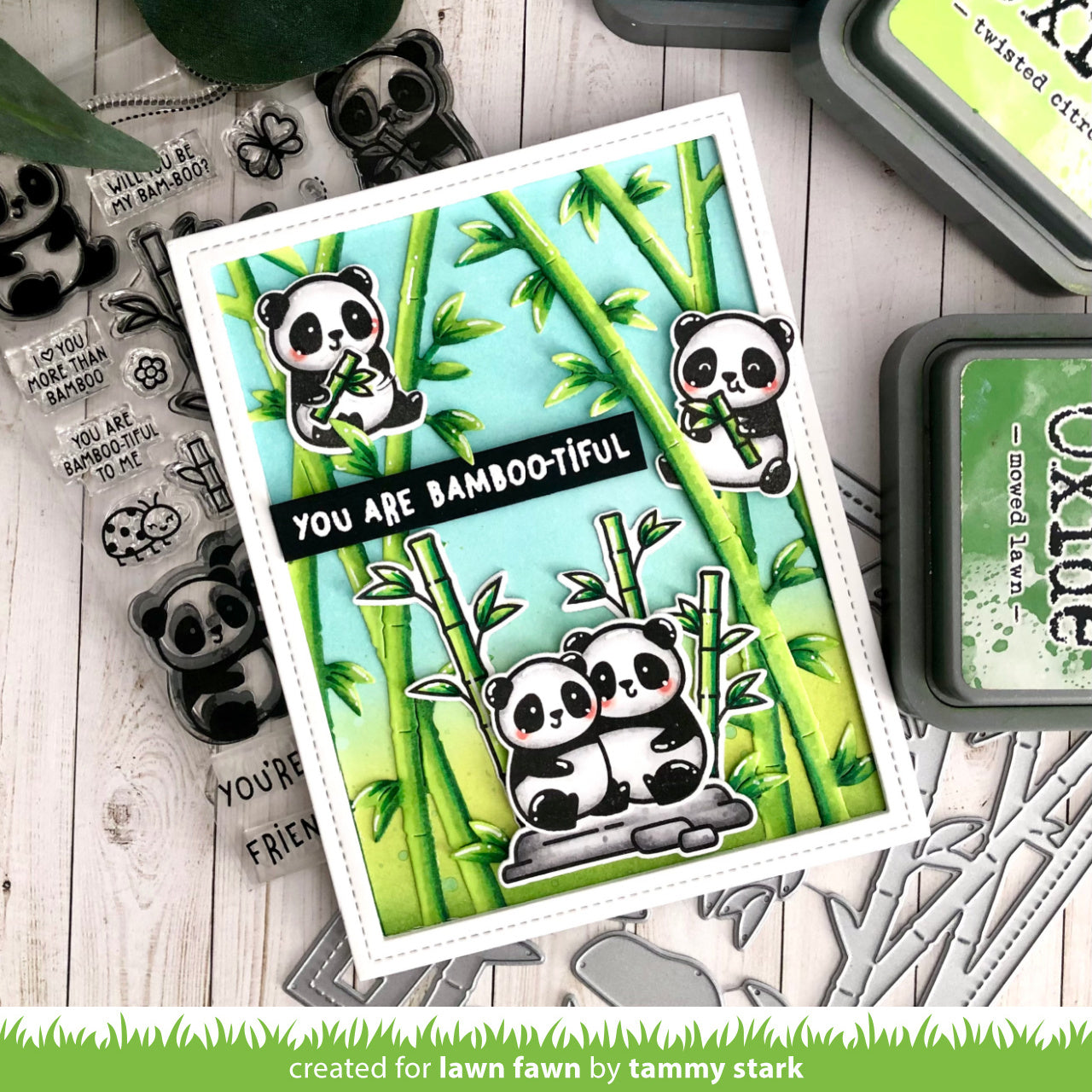 Lawn Fawn - Bamboo Forest Backdrop: Portrait