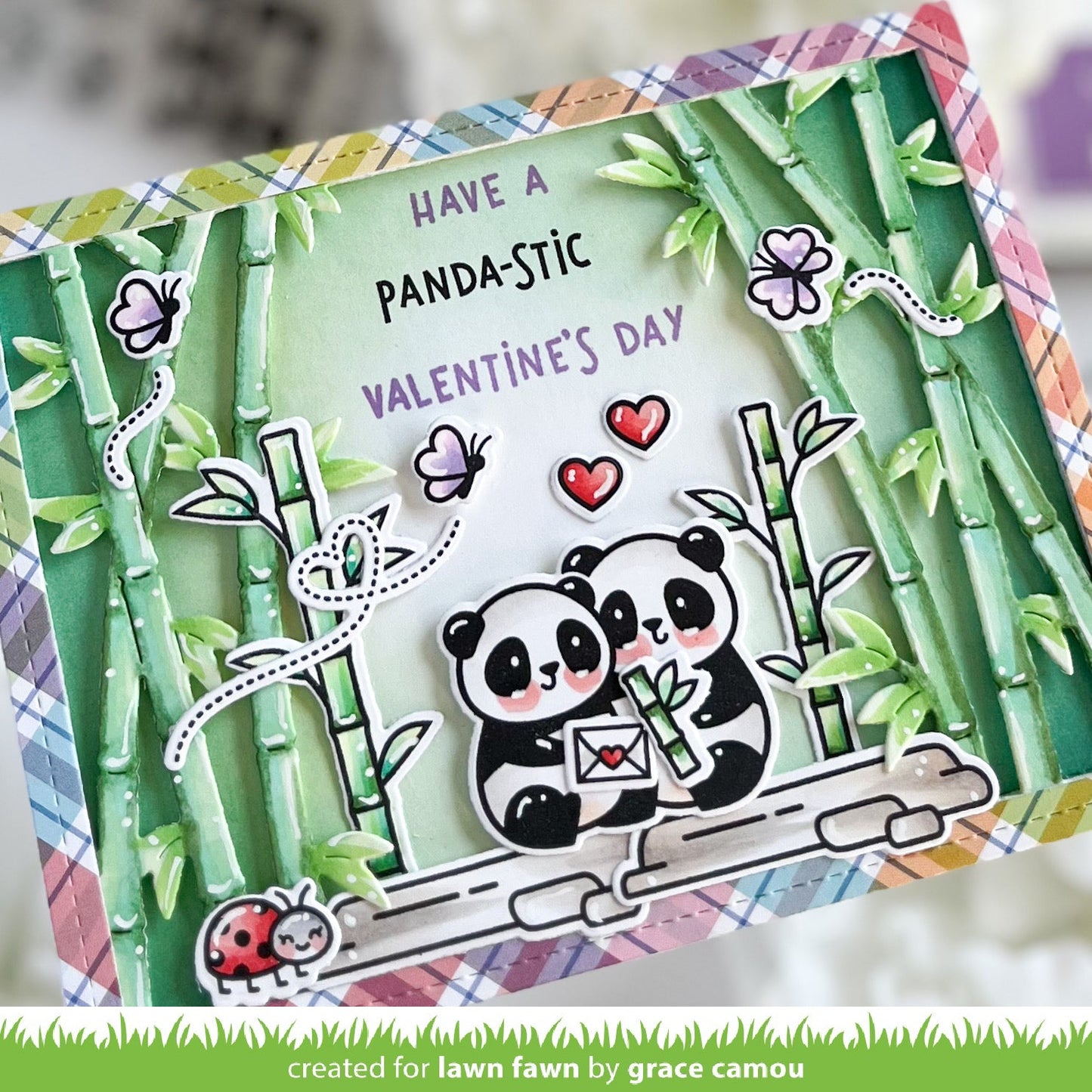 Lawn Fawn - I Heart Pandas