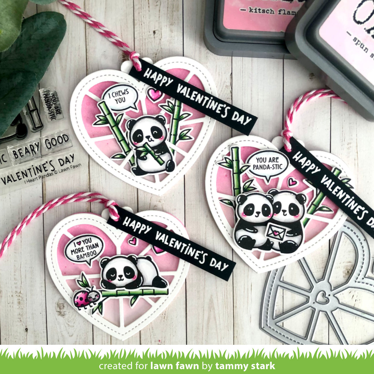 Lawn Fawn - I Heart Pandas