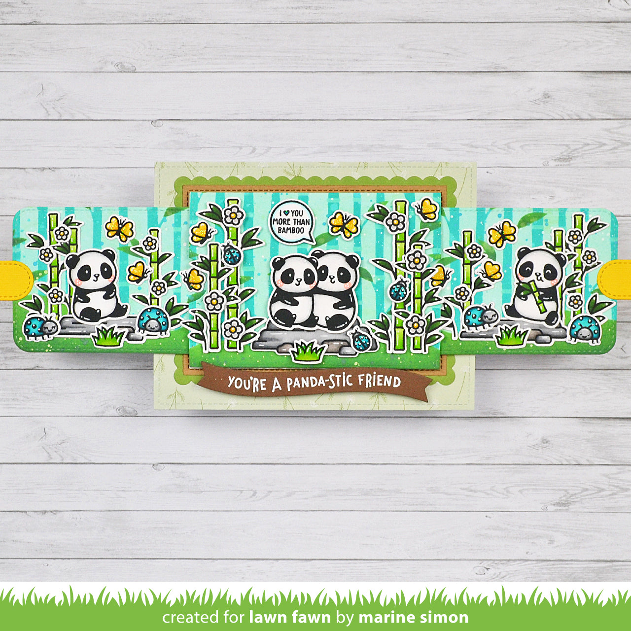 Lawn Fawn - I Heart Pandas