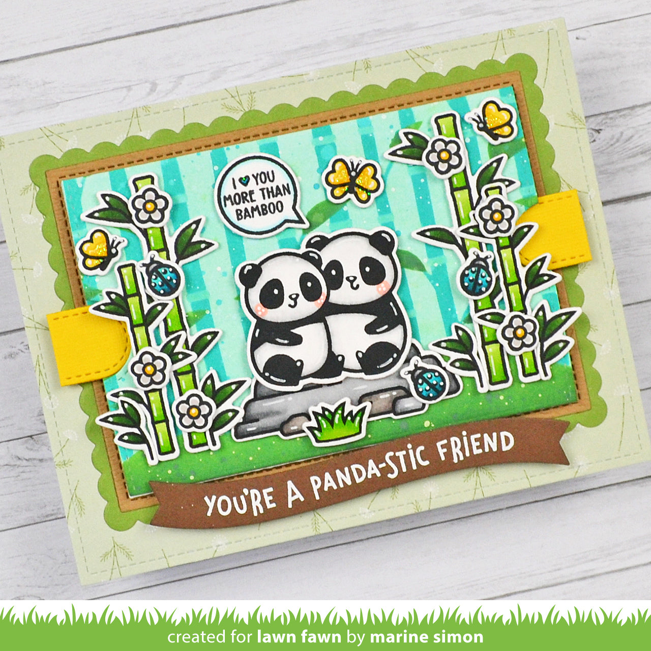 Lawn Fawn - I Heart Pandas