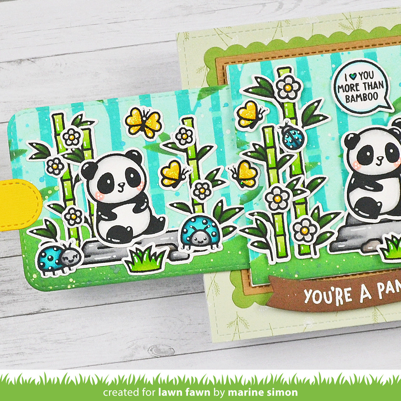 Lawn Fawn - I Heart Pandas