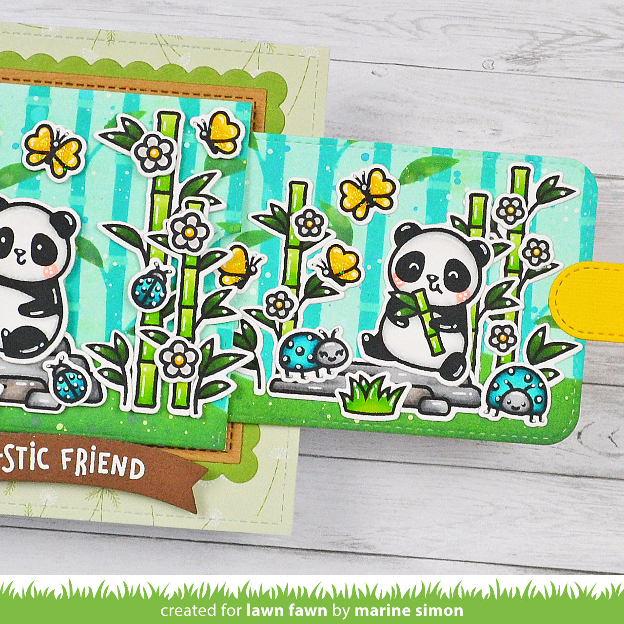 Lawn Fawn - I Heart Pandas
