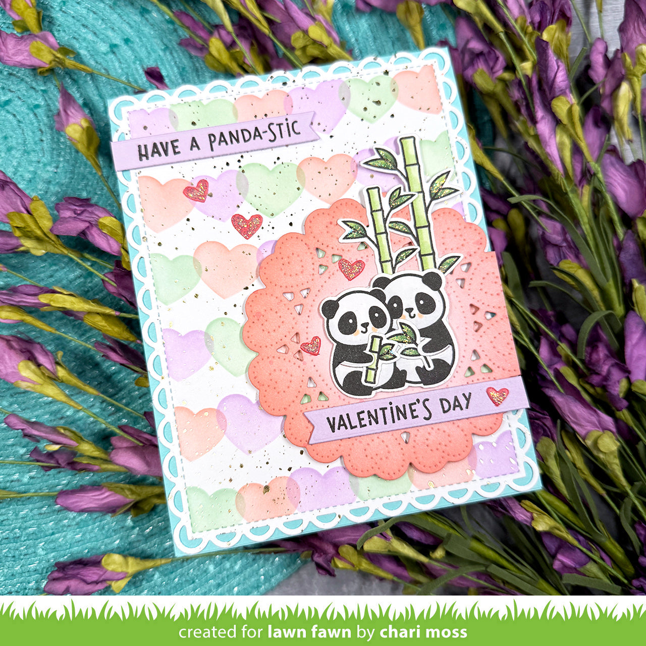 Lawn Fawn - I Heart Pandas