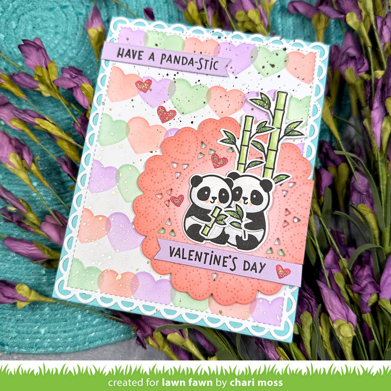 Lawn Fawn - I Heart Pandas
