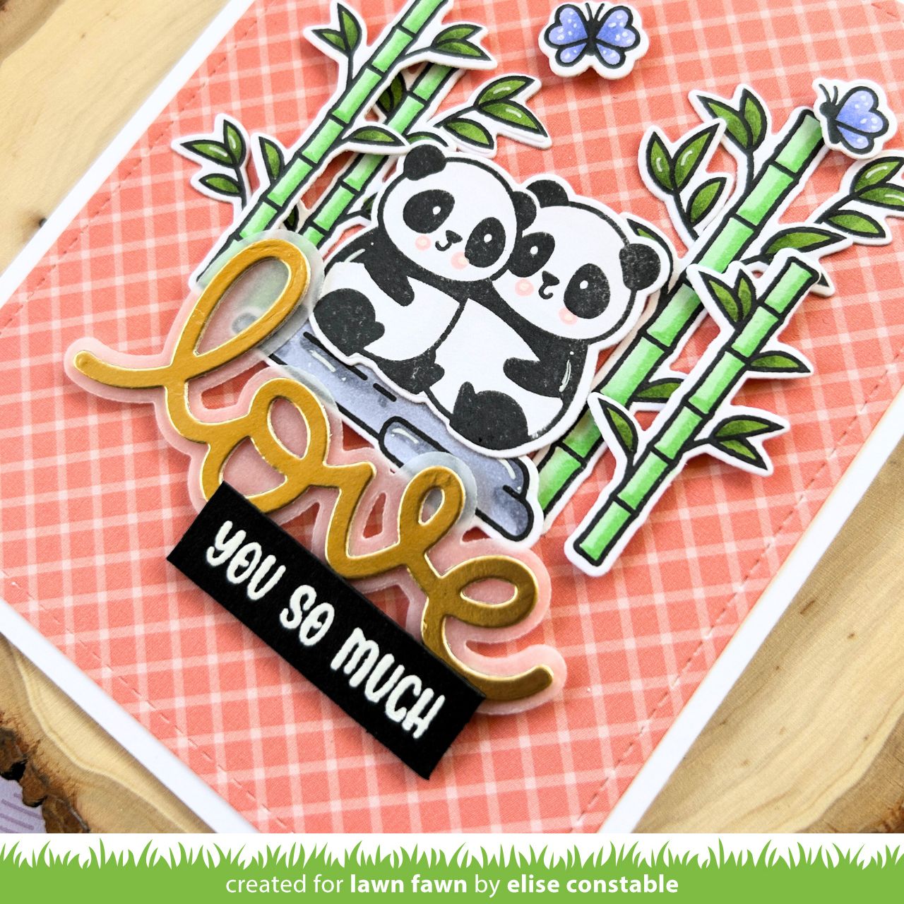 Lawn Fawn - Scripty Love Outline Add-On Die