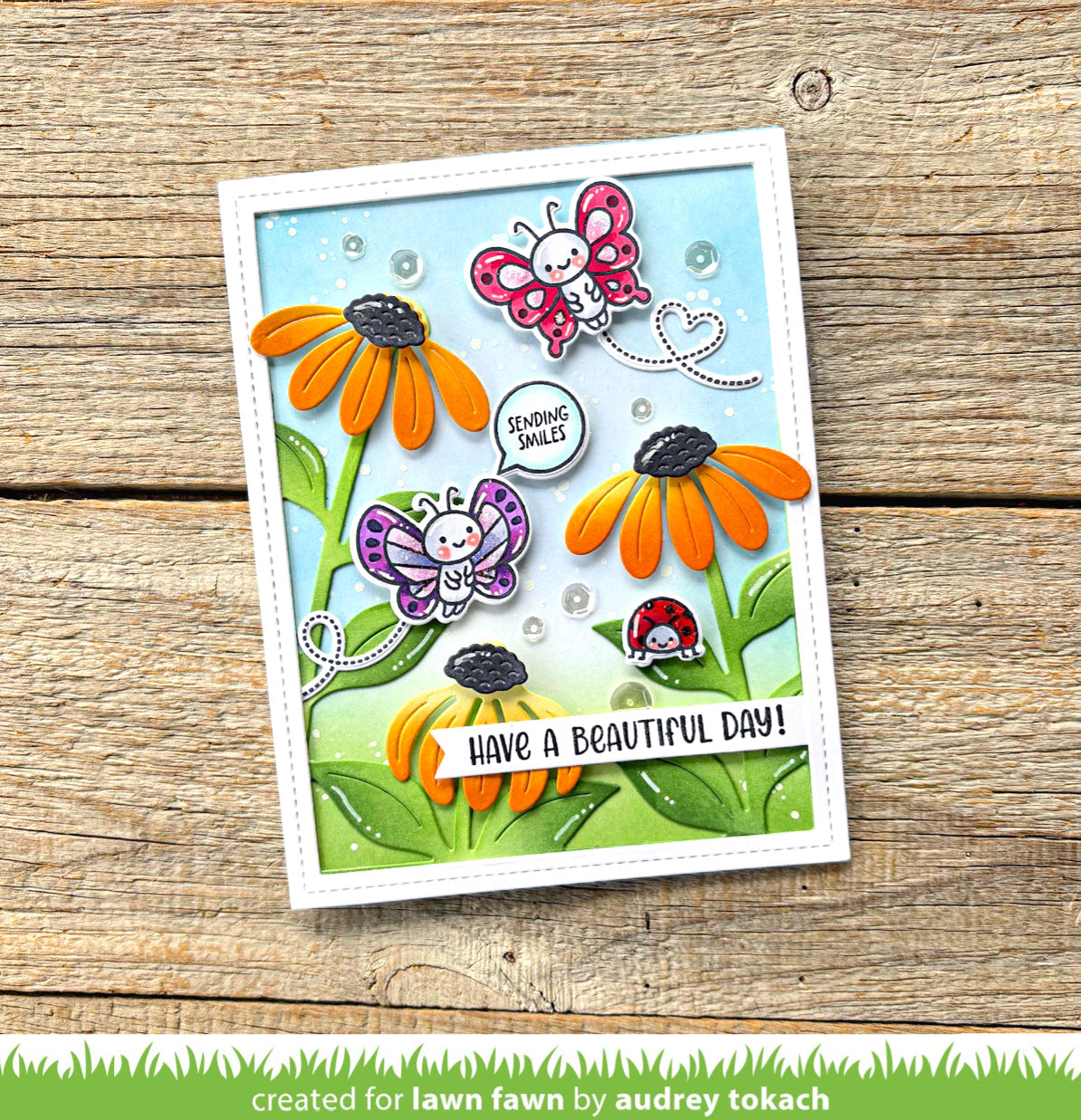 Lawn Fawn - Big Blossom Backdrop: Portrait