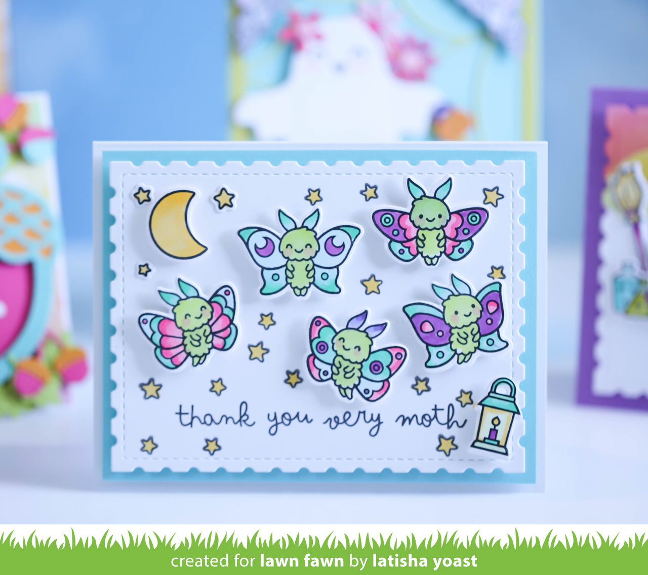 Lawn Fawn - I Like Cute Moths