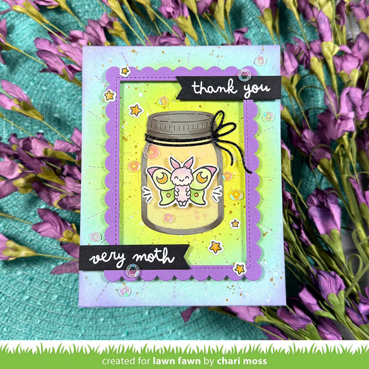 Lawn Fawn - I Like Cute Moths