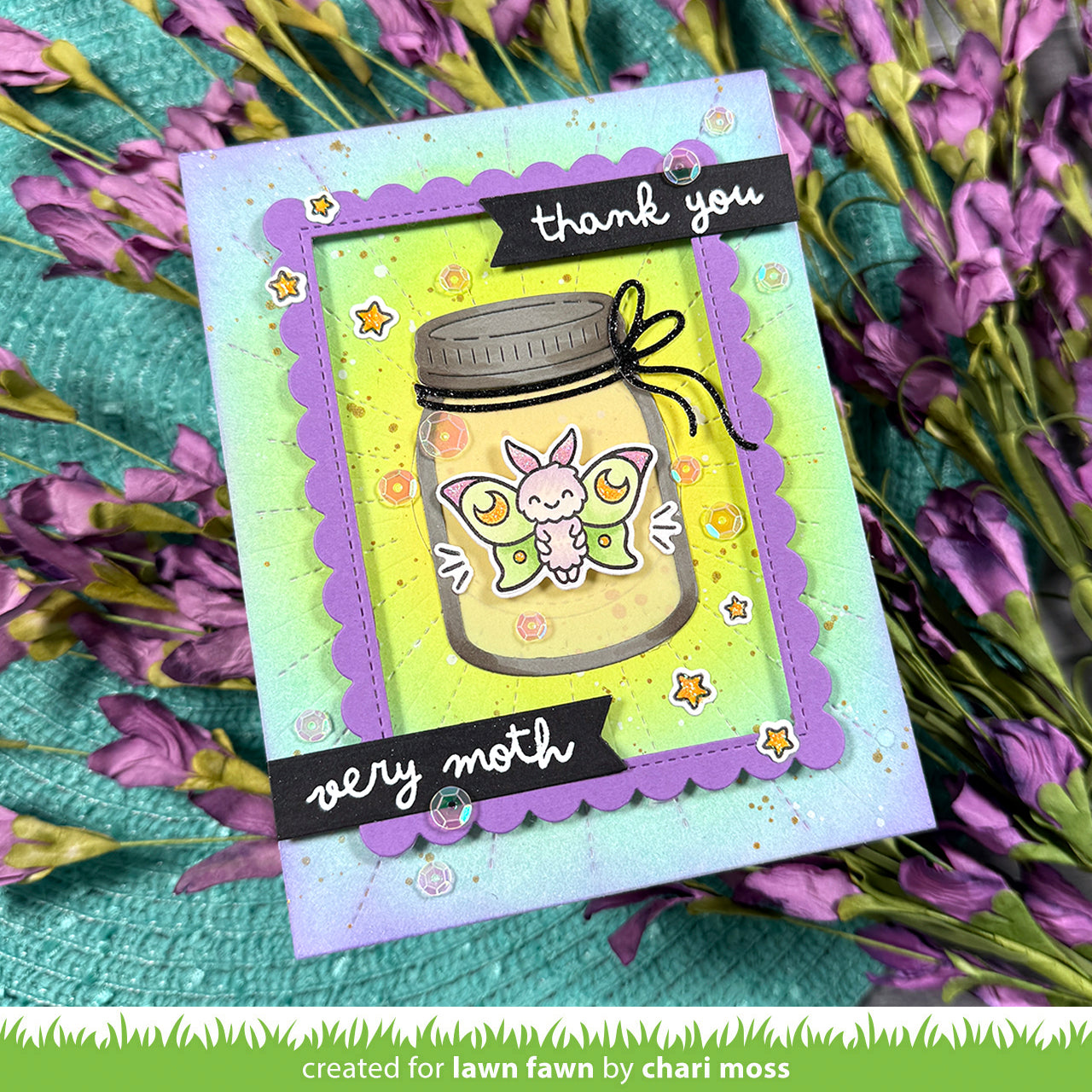 Lawn Fawn - I Like Cute Moths