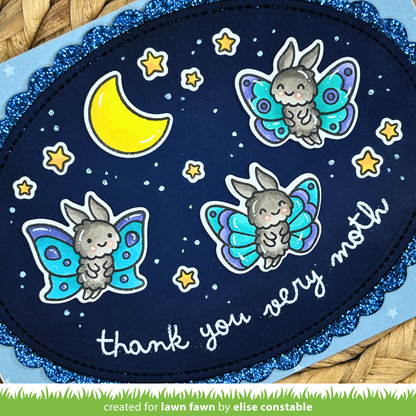 Lawn Fawn - I Like Cute Moths