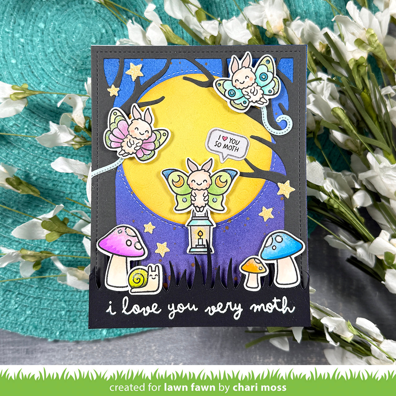 Lawn Fawn - I Like Cute Moths