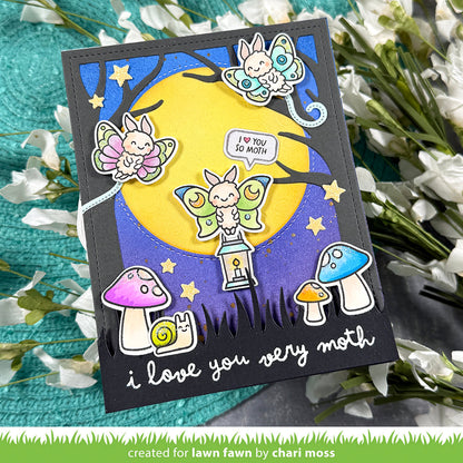 Lawn Fawn - I Like Cute Moths Add-On