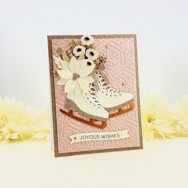 Spellbinders - Rose Gold Assortment Treasured Cardstock  8 1/2" X 11 -15 Pack