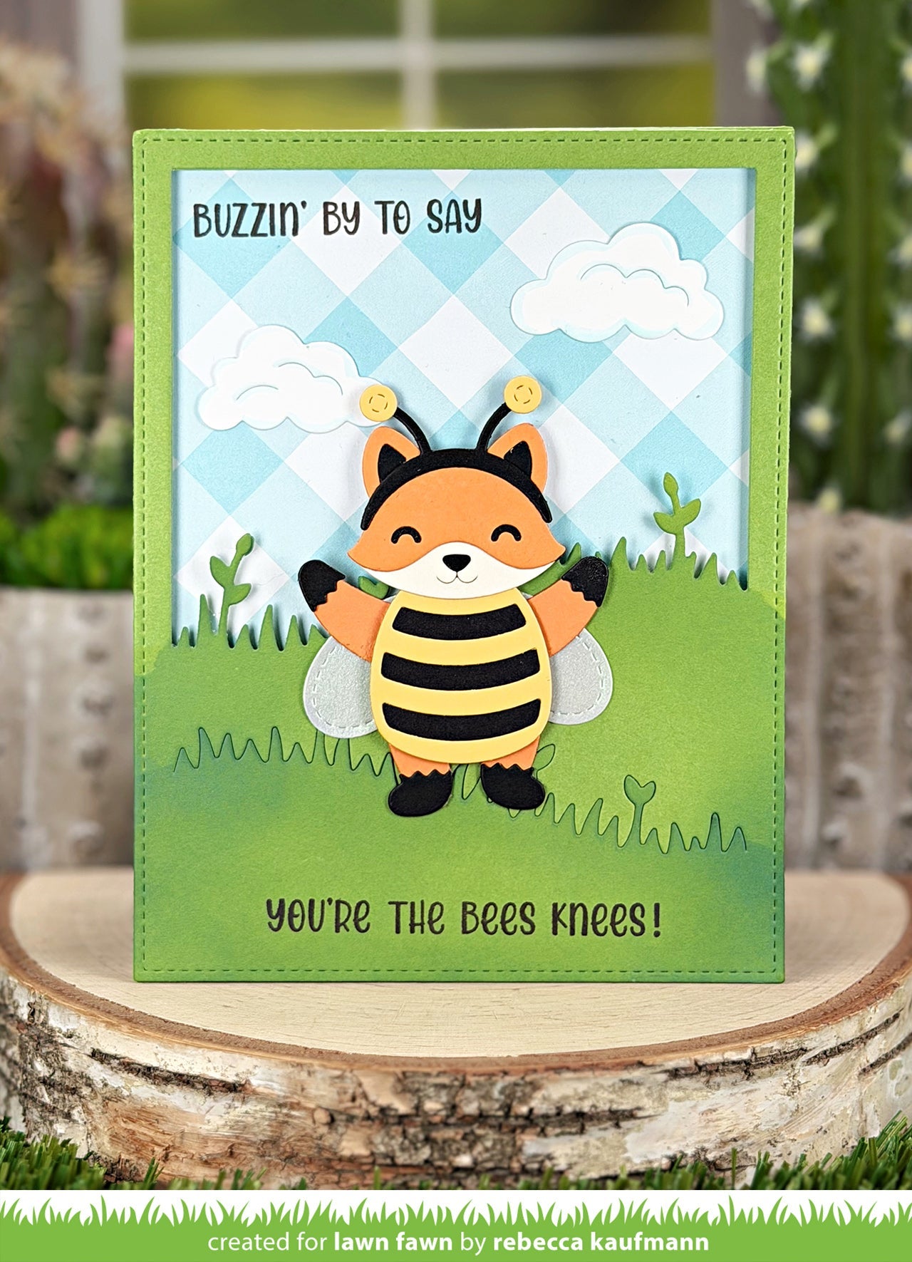 Lawn Fawn - Henry'S Build-A-Sentiment: Honey Bee