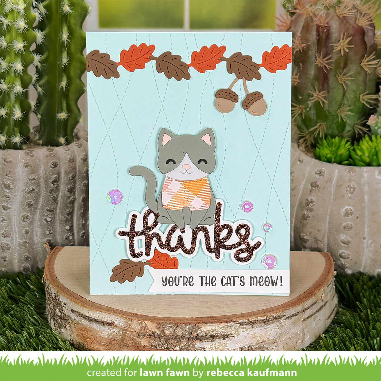Lawn Fawn - Scripty Thanks Outline Add-On