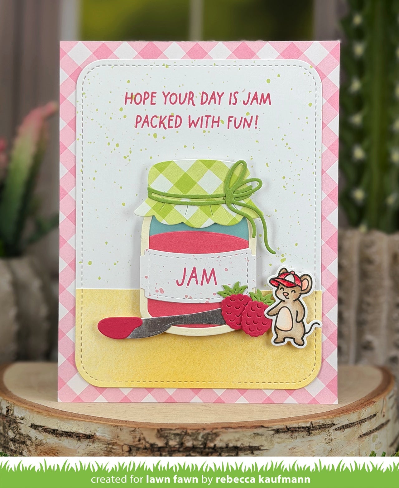 Lawn Fawn - Build-A-Drink Mason Jar Jam And Honey Add-On