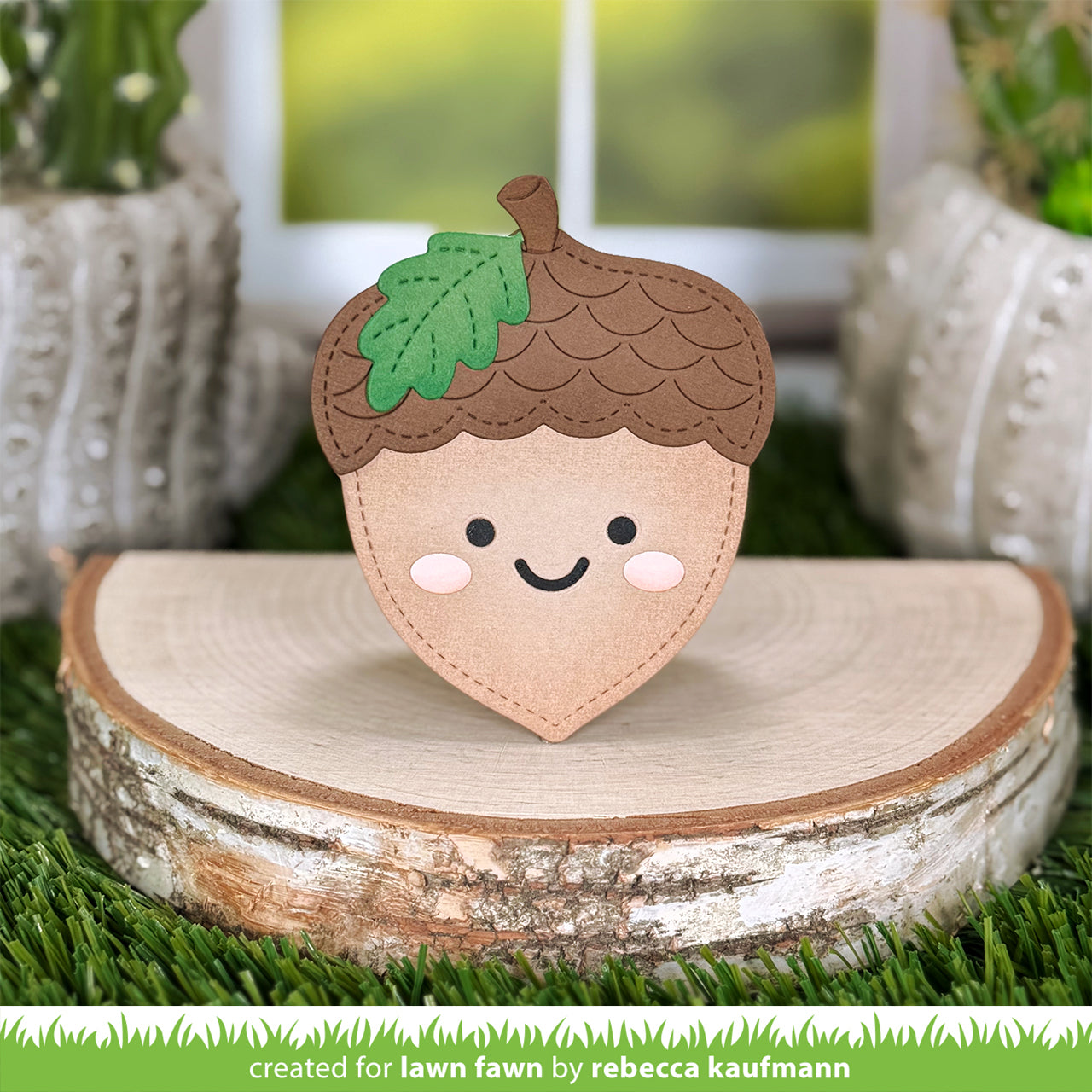 Lawn Fawn - Outside In Stitched Acorn