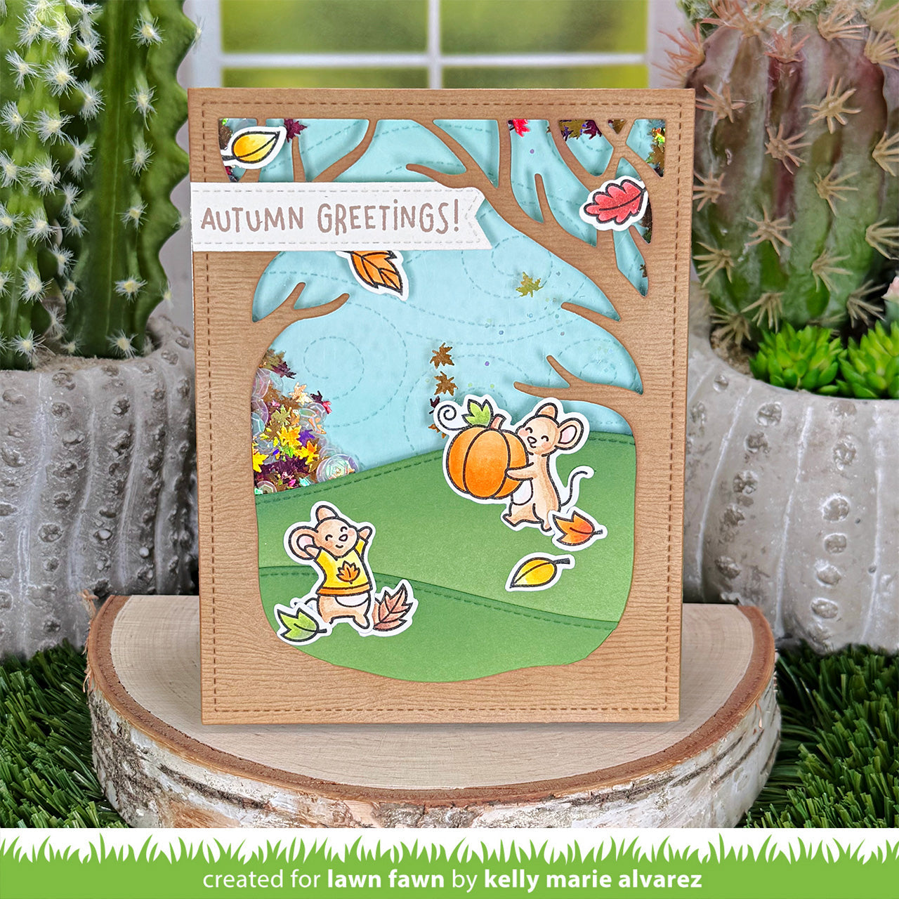 Lawn Fawn - Fall Mice