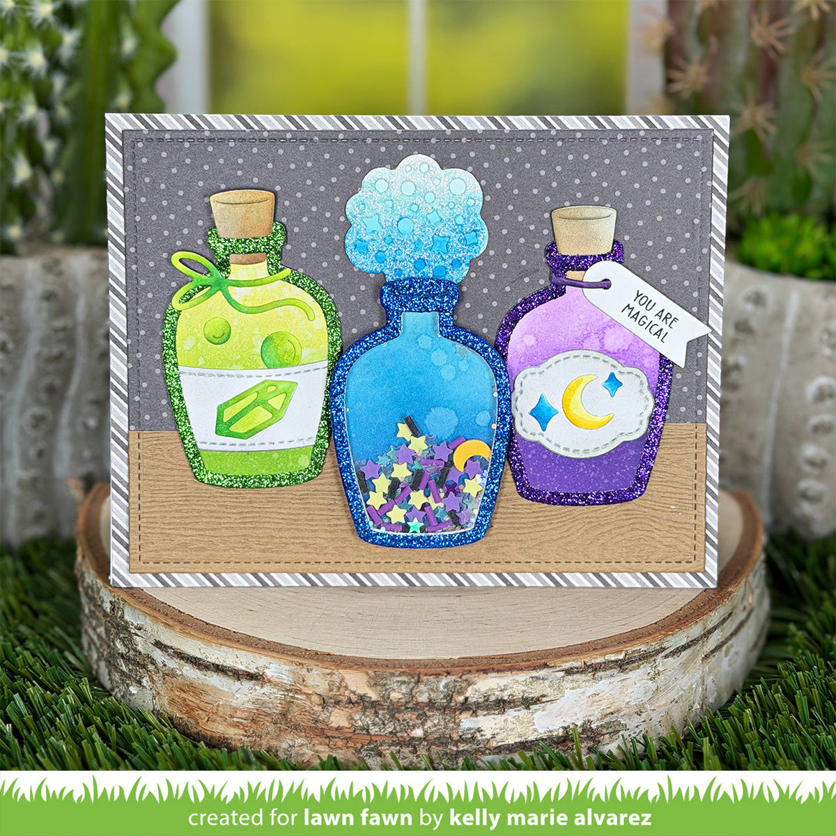 Lawn Fawn - Build-A-Potion Bottle