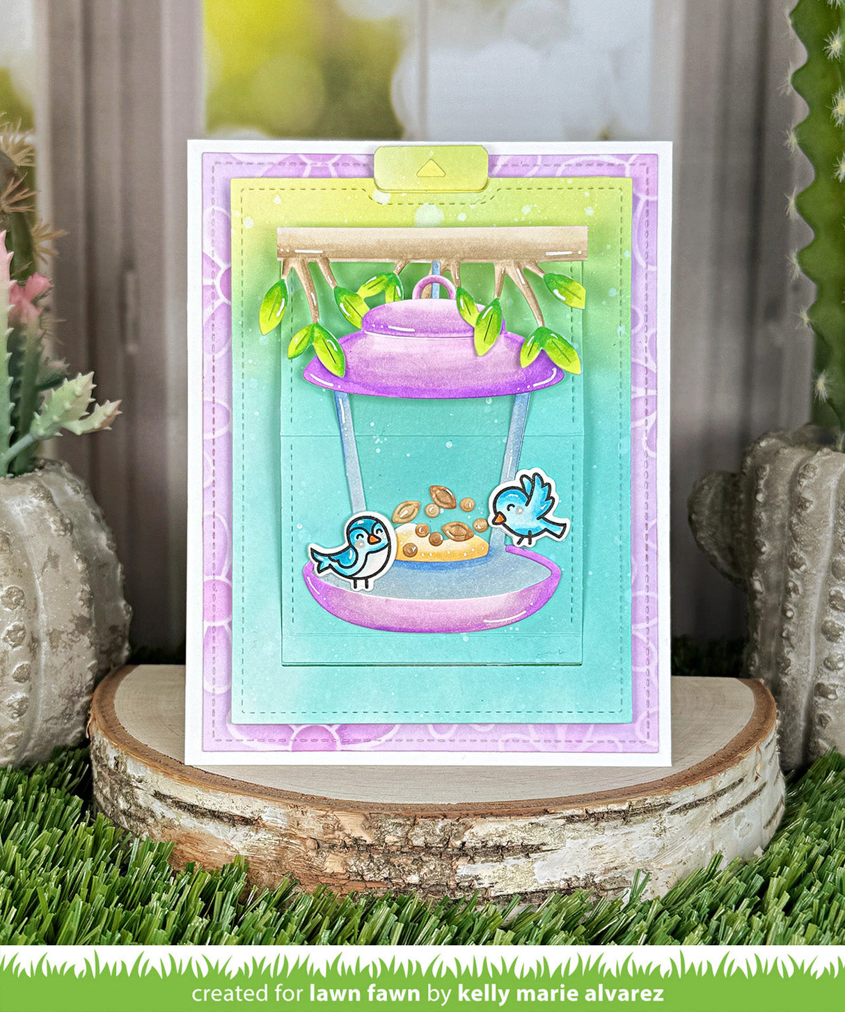 Lawn Fawn - Build-A-Bird Feeder