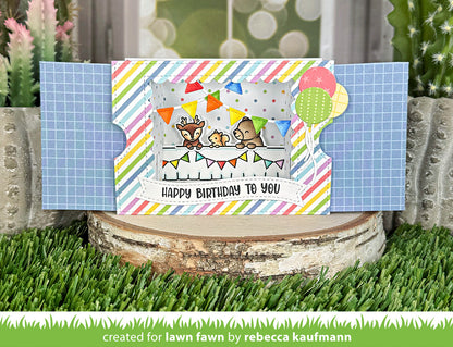 Lawn Fawn - Ta-Da! Diorama! Scalloped Window Add-On