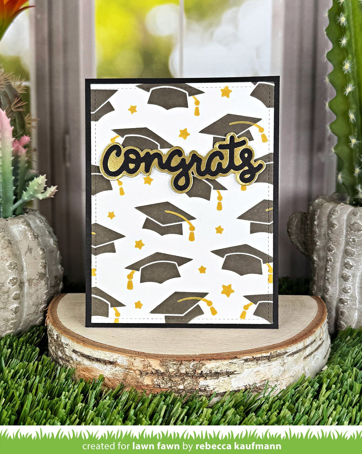 Lawn Fawn - Scripty Congrats Outline Add-On