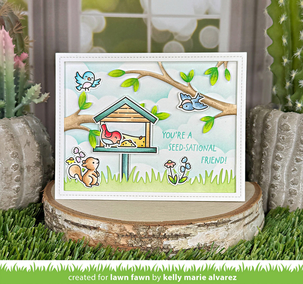 Lawn Fawn - Tree Branches Backdrop: Landscape