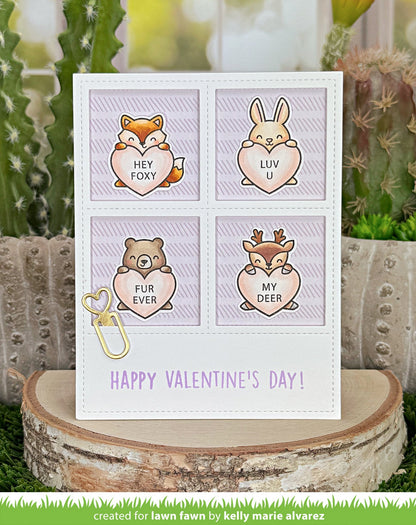 Lawn Fawn - Critter Conversation Hearts
