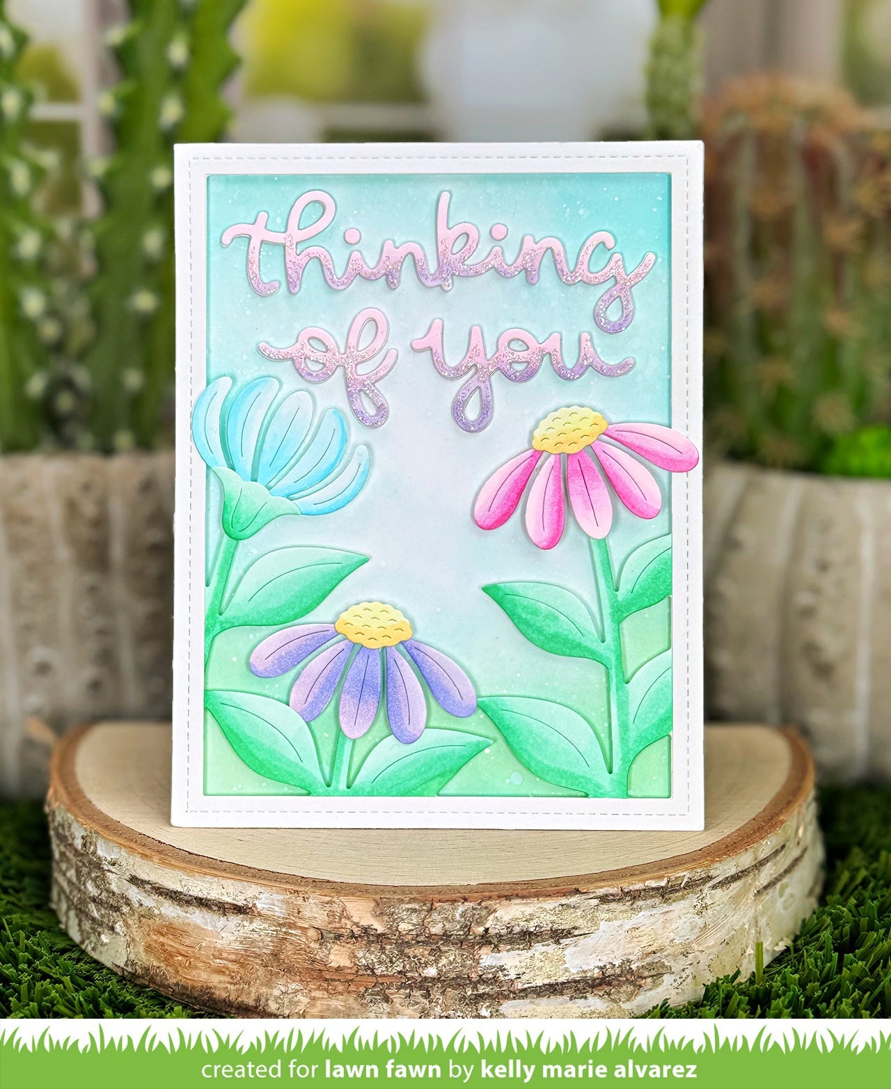 Lawn Fawn - Big Blossom Backdrop: Portrait