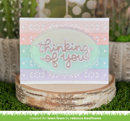 Lawn Fawn - Folksy Sprig Border
