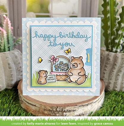Lawn Fawn - Spring Basket Add-On: Birthday