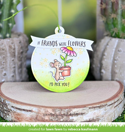 Lawn Fawn - Mice Flowers