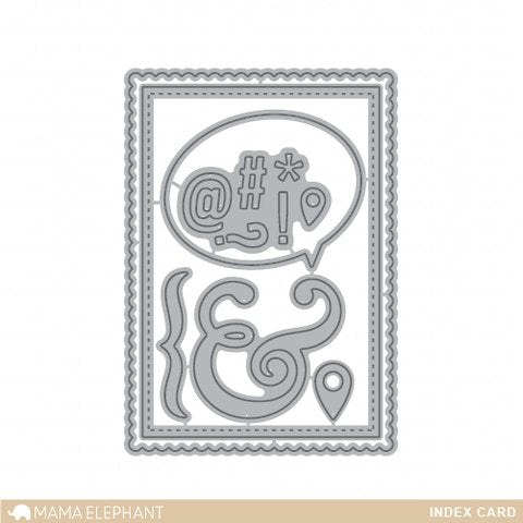 Mama Elephant - Index Card - Creative Cuts