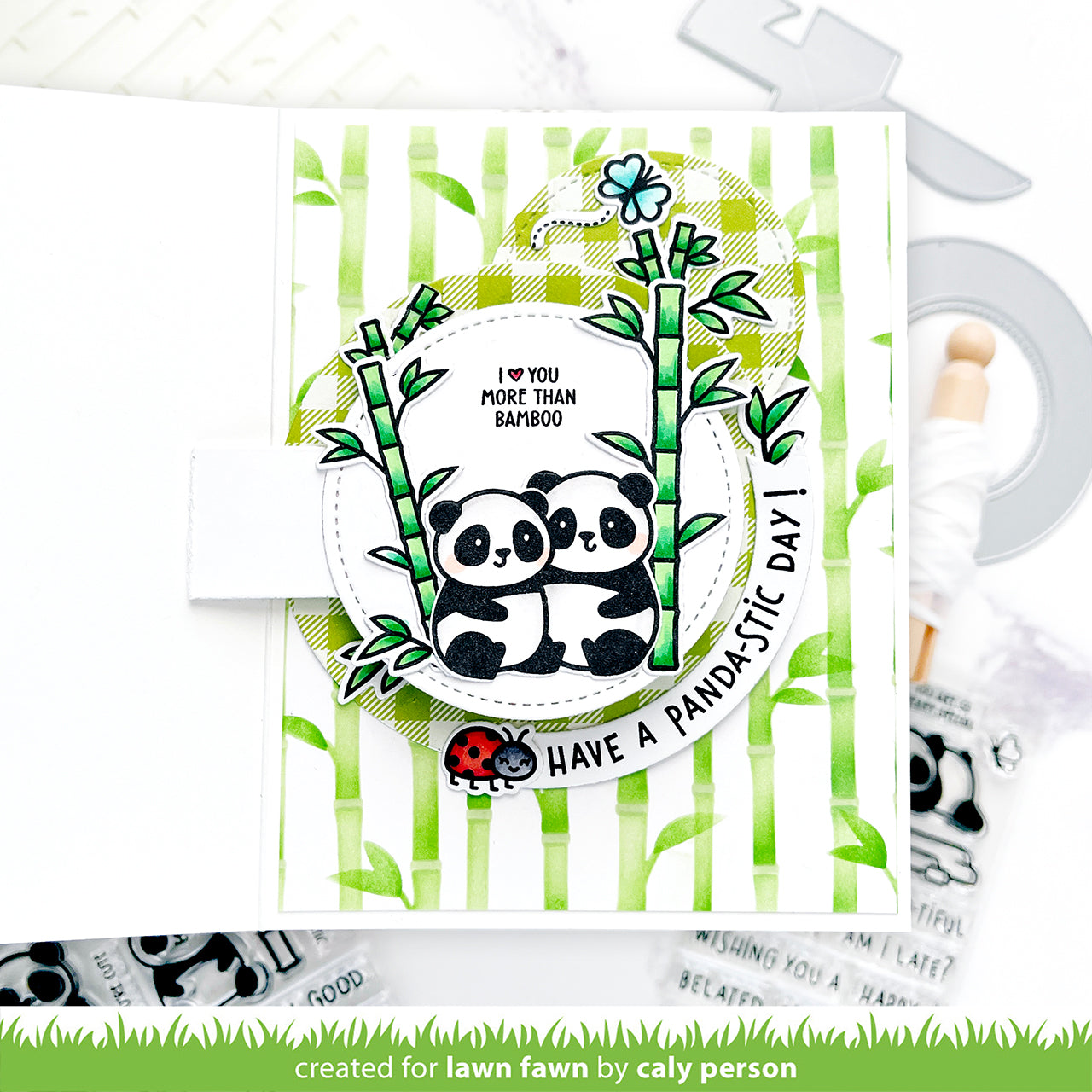 Lawn Fawn - Bamboo Stencils