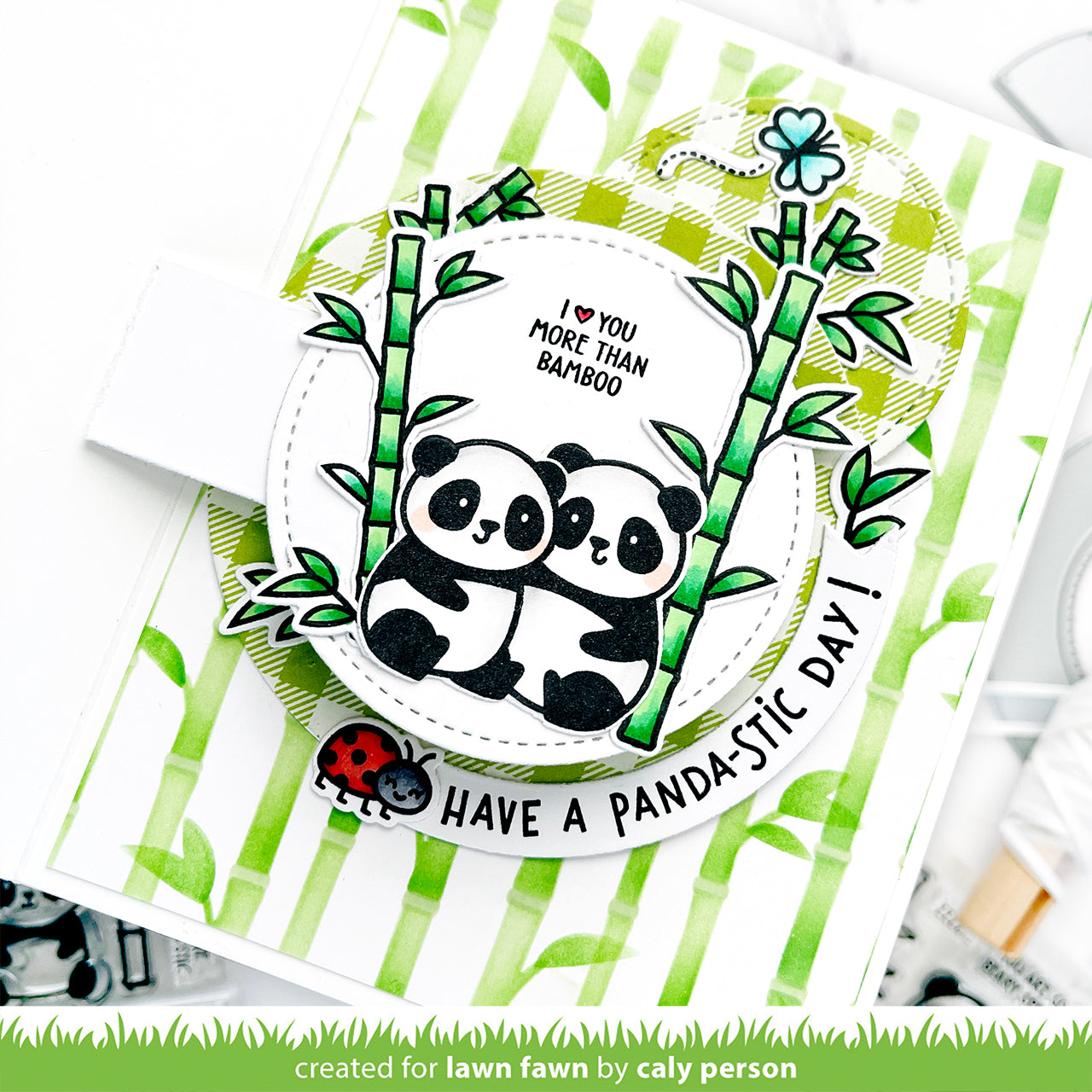 Lawn Fawn - Bamboo Stencils