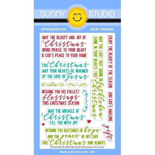 Sunny Studio - Inside Greetings Christmas
