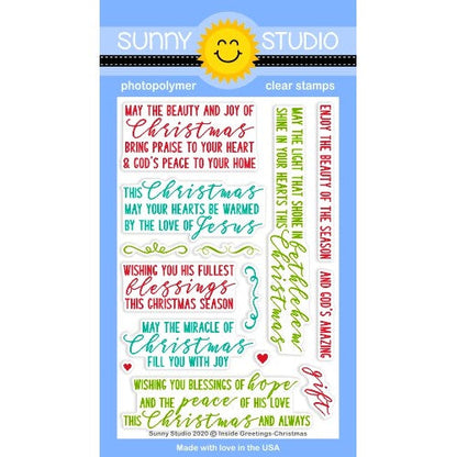 Sunny Studio - Inside Greetings Christmas