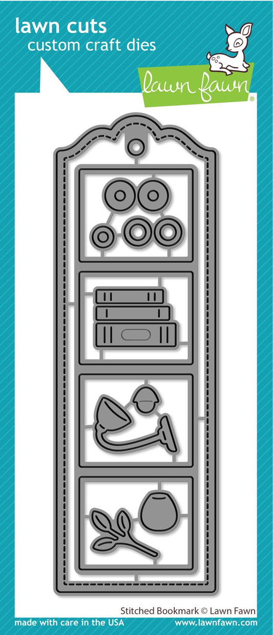 Lawn Fawn - Stitched Bookmark